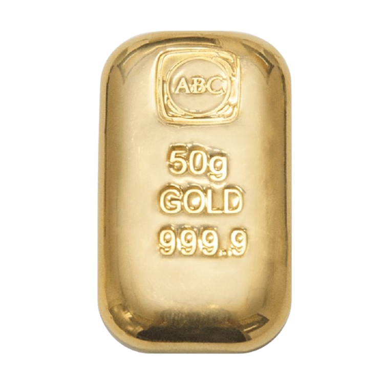 50g 999 Gold Bar